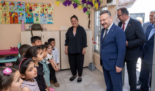 Vali Aksoy'dan Gündüzler Anaokulu’na Ziyaret