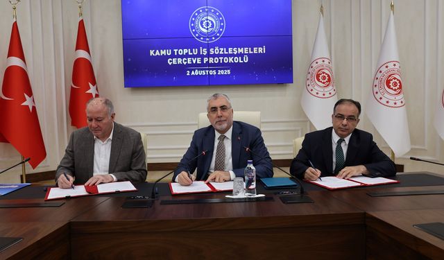2025-2026 Dönemi Kamu Toplu İş Sözleşmeleri Çerçeve Protokolü İmzalandı