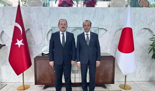 AFAD Başkanı Pehlivan, Tokyo Büyükelçisi Ertuğrul'u Ziyaret Etti