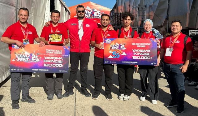 Mühendis adaylarından TEKNOFEST' de büyük başarı