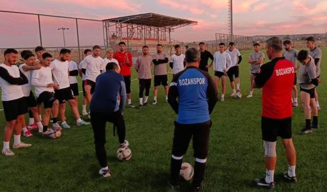 Bozanspor İdmanlara Devam Ediyor