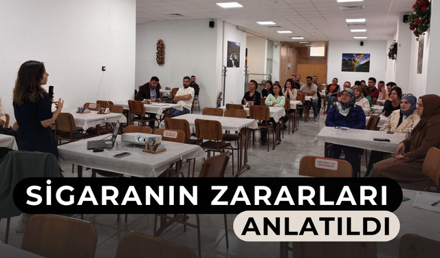 Eskişehir'de Personele Sigara Bırakma Eğitimi
