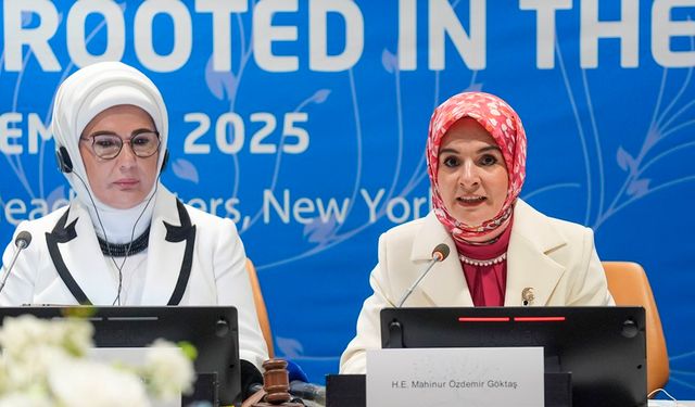 Emine Erdoğan, BM'de "Birlikte Daha İyiye: Aileden Başlayan Küresel Dayanışma" etkinliğinde konuştu