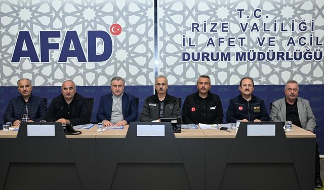 Sel ve heyelanın vurduğu Rize'de son durum açıklandı