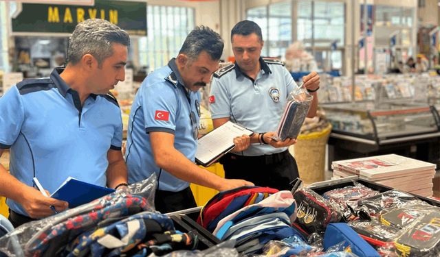 Zabıtadan Yeni Eğitim Öğretim Yılı Öncesi Sıkı Denetim