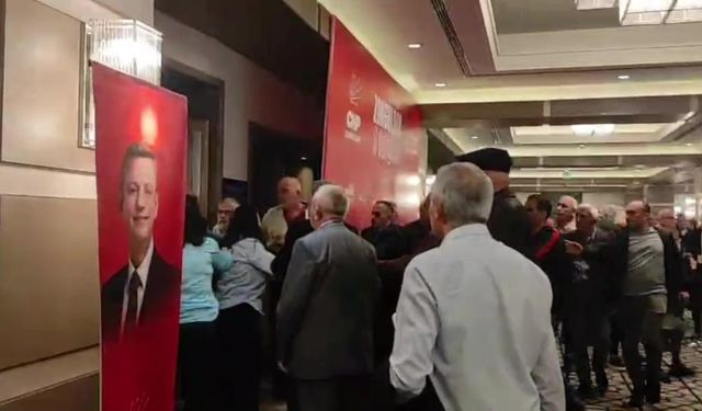 CHP'nin kongresinde yumruklu kavga