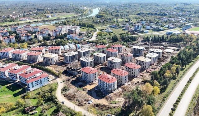 Çarşamba'da 615 konutluk proje yükseliyor