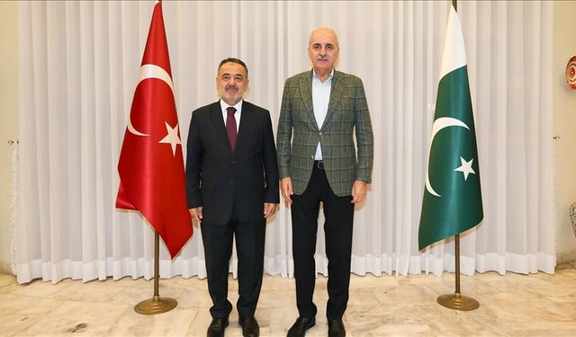 TBMM Başkanı Kurtulmuş, Pakistan Büyükelçiliğini ziyaret etti