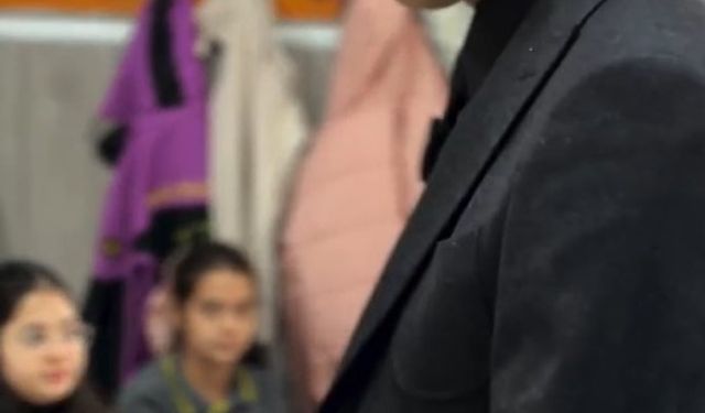 Kayseri'de yöneticiler öğrencilerle buluşup ders anlattı