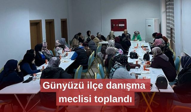 Günyüzü ilçe danışma meclisi toplandı