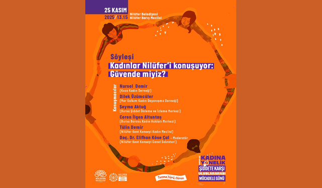 Nilüfer’de kadınlar şiddete karşı tek ses olacak