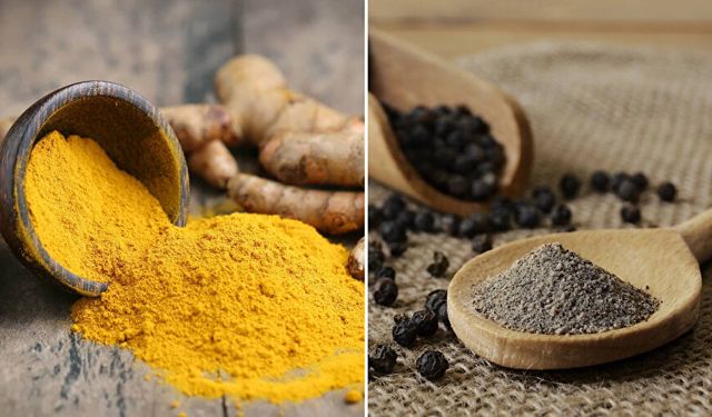 Zerdeçal ve karabiberi birlikte kullanın!