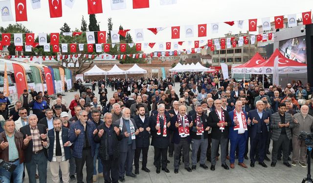 Yardım konvoyuna kadın eli desteği