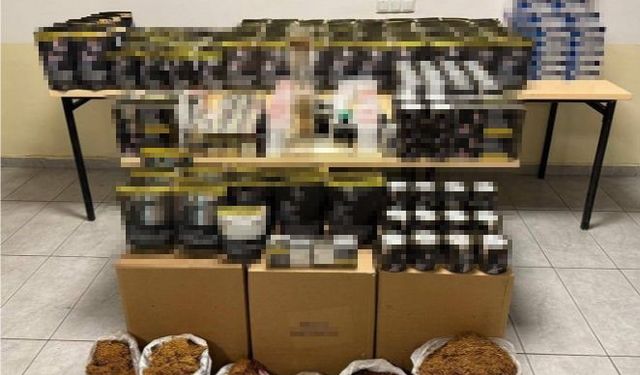 Piyasa değeri binlerce lira olan ürünler ele geçirildi