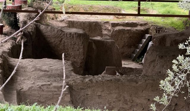"Çoban İsa" figürünün keşfedildiği lahit tarlası gece gündüz korunuyor