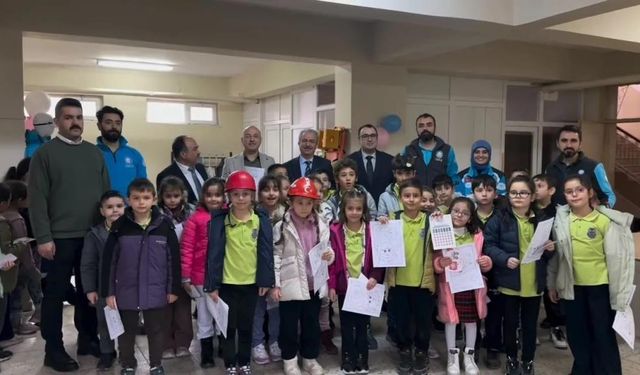 Çocuklara sağlıklı hayat bilinci kazandırıldı