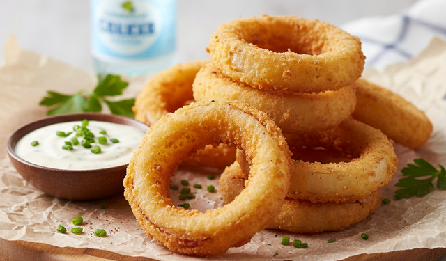 Restoranların sır gibi sakladığı: 10 dakikada "çıtır çıtır" soğan halkası