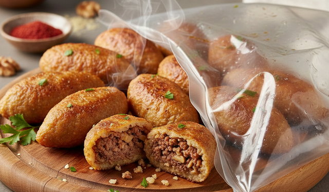 Haşlamak yok, beklemek yok: Fırın poşetinde "garantili" içli köfte
