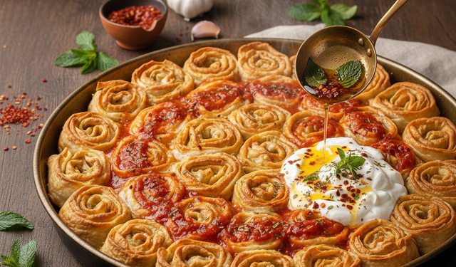 Pratik tepsi mantısı tarifi: Hamur açma derdi olmayan lezzet