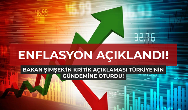 Enflasyon açıklandı, Bakan Şimşek'ten kritik yorum!