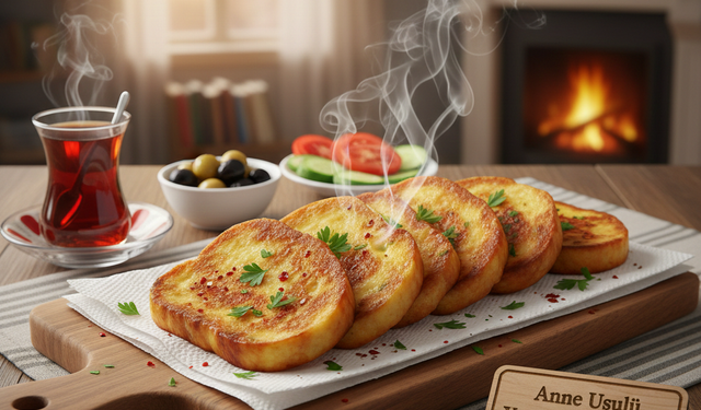 Pazar sabahlarının altın sarısı lezzeti! Tam kıvamında yumurtalı ekmek tarifi