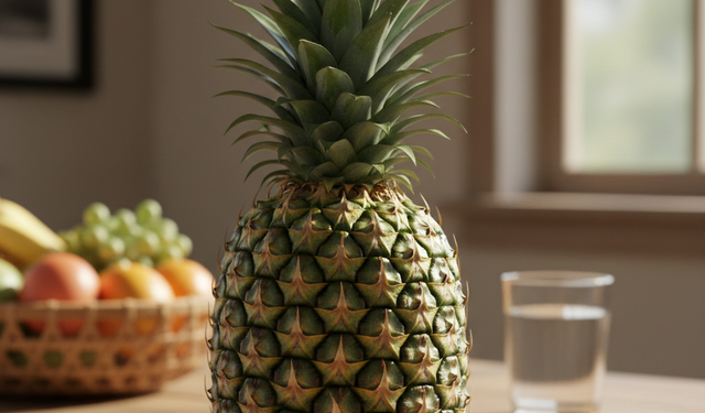 Ananası hiç böyle bilmezdiniz ortasındaki sert kısmı sakın atmayın!"