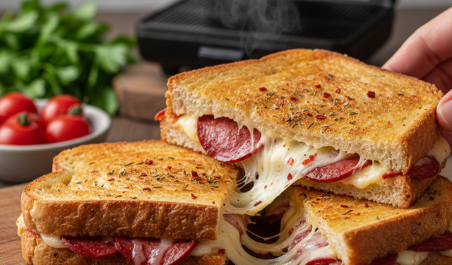 Pratik ve lezzetli kahvaltılık özel tost