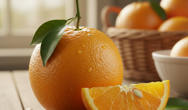 Portakal kışın enerji ve cilt dostu meyvesi