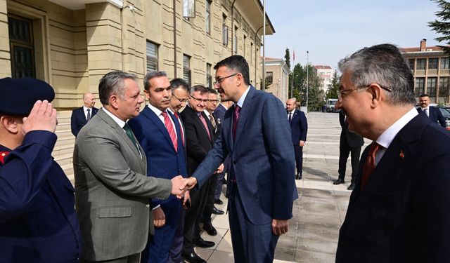 İçişleri Bakan Yardımcısı Çelik’ten Vali Yılmaz’a Ziyaret