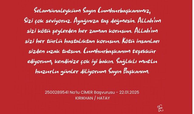 Türkiye’nin Dört Bir Yanından Çocuklar Taleplerini CİMER’e İletti