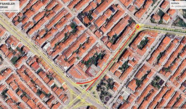 Eskişehir’de Yol Çalışması Uyarısı