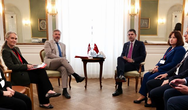 Bakan Murat Kurum Danimarka Kralı Frederik ile görüştü