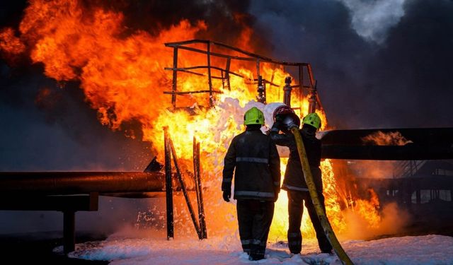 Kiev'de acı gece: Rusya 90 füze ve 600 İHA ile vurdu!