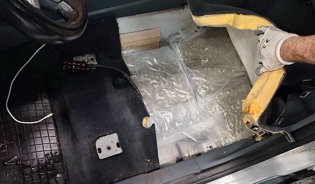 Kapıkule'nin karşısında operasyon: 31 kilo esrar yakalandı!