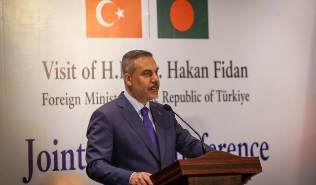 Bakan Fidan'dan Bangladeş'te net mesajlar!