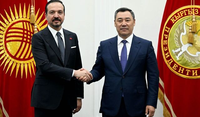 Bişkek'te stratejik zirve: Cumhurbaşkanı Caparov, Zorlu'yu kabul etti
