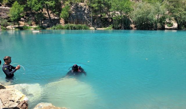 Alara Çayı'nda kaybolan genci arama çalışmaları 20. gününde