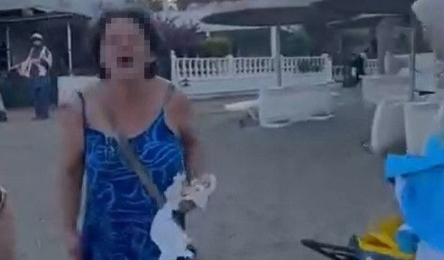 İzmir’de Plajda Skandal Anlar