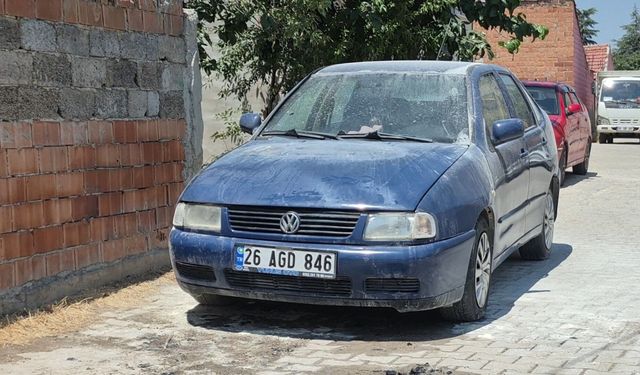 Yeşiltepe Mahallesi'nde korkutan araç yangını çıktı