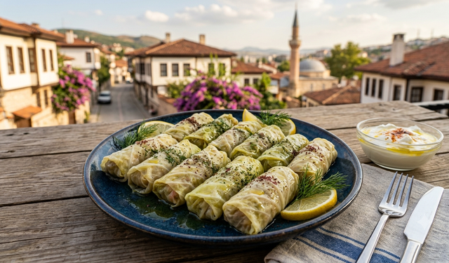 Geleneksel zeytinyağlı lahana (Kelam) sarması tarifi