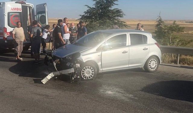 Eskişehir-Ankara Yolunda Korkutan Kaza