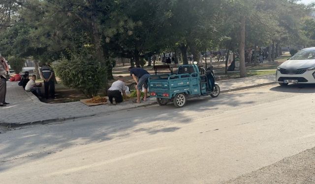 Eskişehir'de Parkta Döner Bıçağıyla Saldırdı!