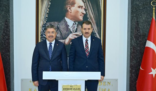 Millî Savunma Bakan Yardımcısı Eskişehir Valiliğini Ziyaret Etti