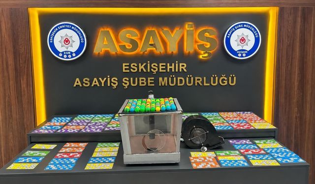 Eskişehir'deki Kumar Baskınında 36 Kişiye Ceza Kesildi