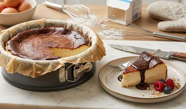 Evde Tam Kıvamında San Sebastian Cheesecake Tarifi ve İpuçları