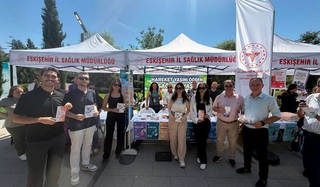 Eskişehir Millet Bahçesi'nde sağlık farkındalık etkinlikleri