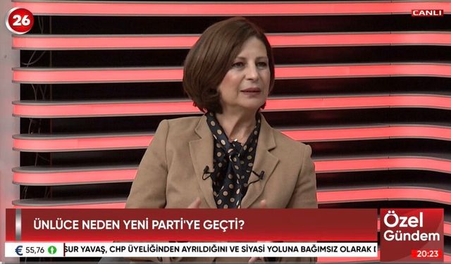 Başkan Ayşe Ünlüce'den Kanal 26'da gündeme dair özel açıklamalar