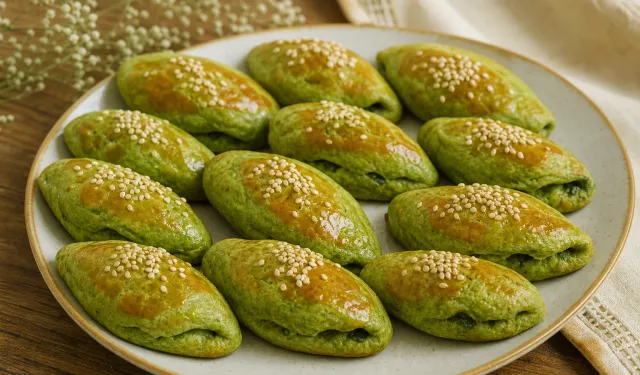 Çay Saatleri İçin Nefis ve Pratik Ispanaklı Labneli Poğaça Tarifi