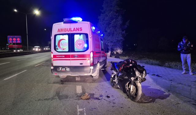 Eskişehir'de motosiklet kazası
