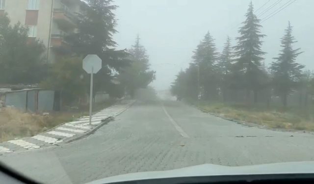 Sivrihisar'da Sis Ulaşımı Vurdu